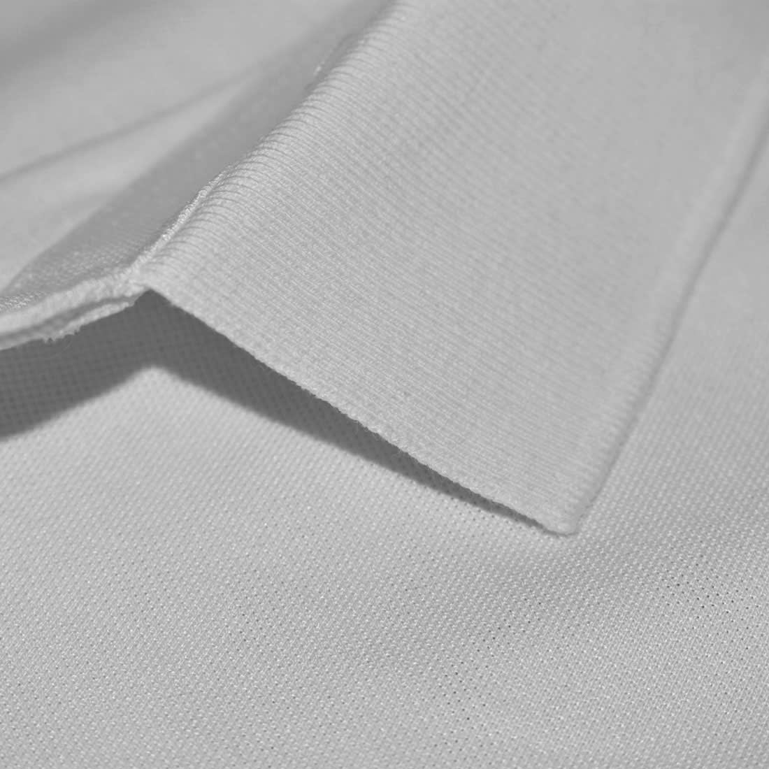 Burberry White Premium Luxury Polo T-shirt-4