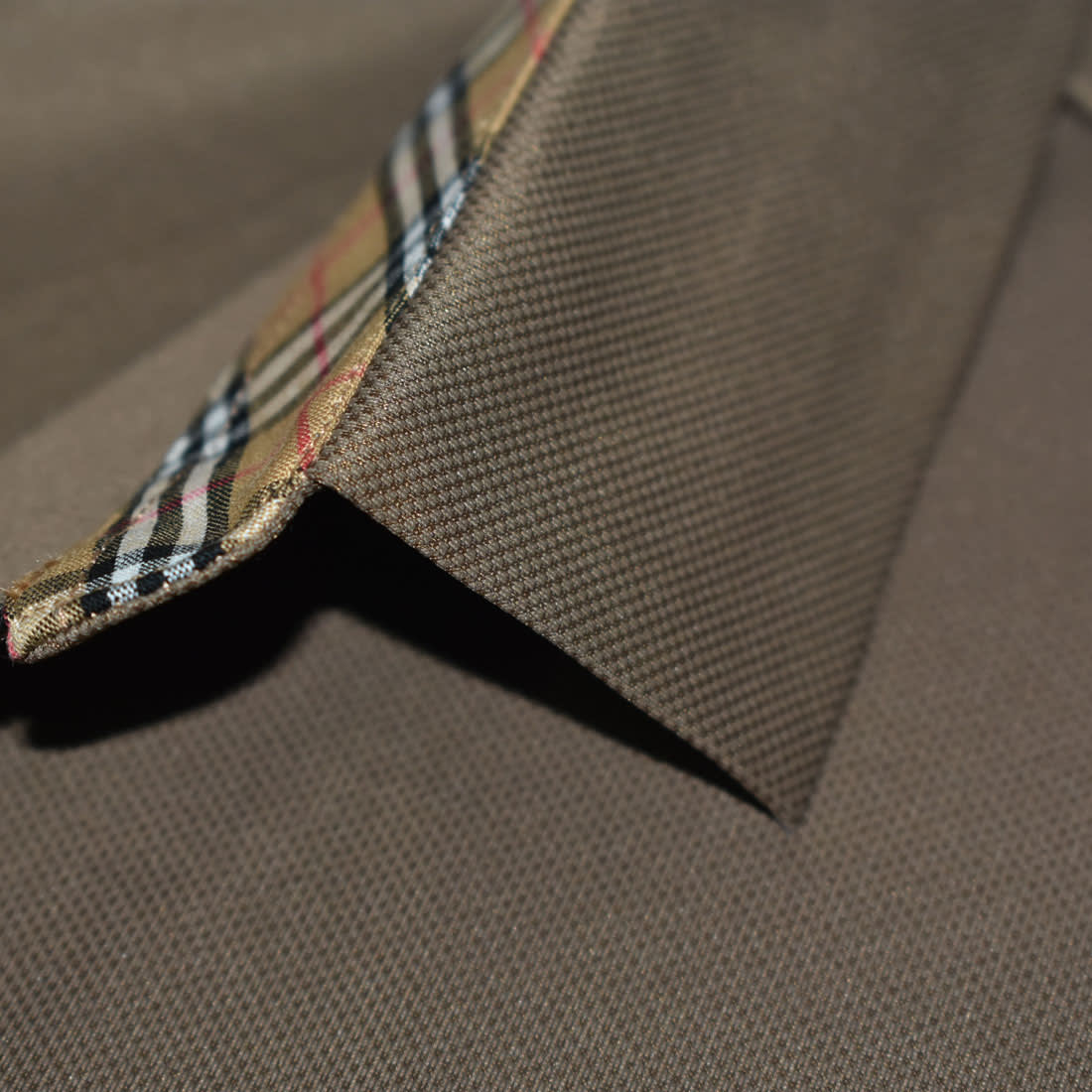 Burberry Embossed logo Brown Premium T-shirt-4