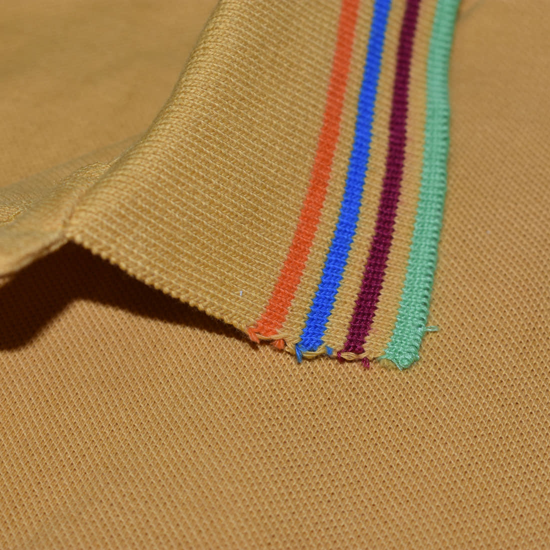 Fred Perry Embroidered logo Mustard Premium T-shirt-4