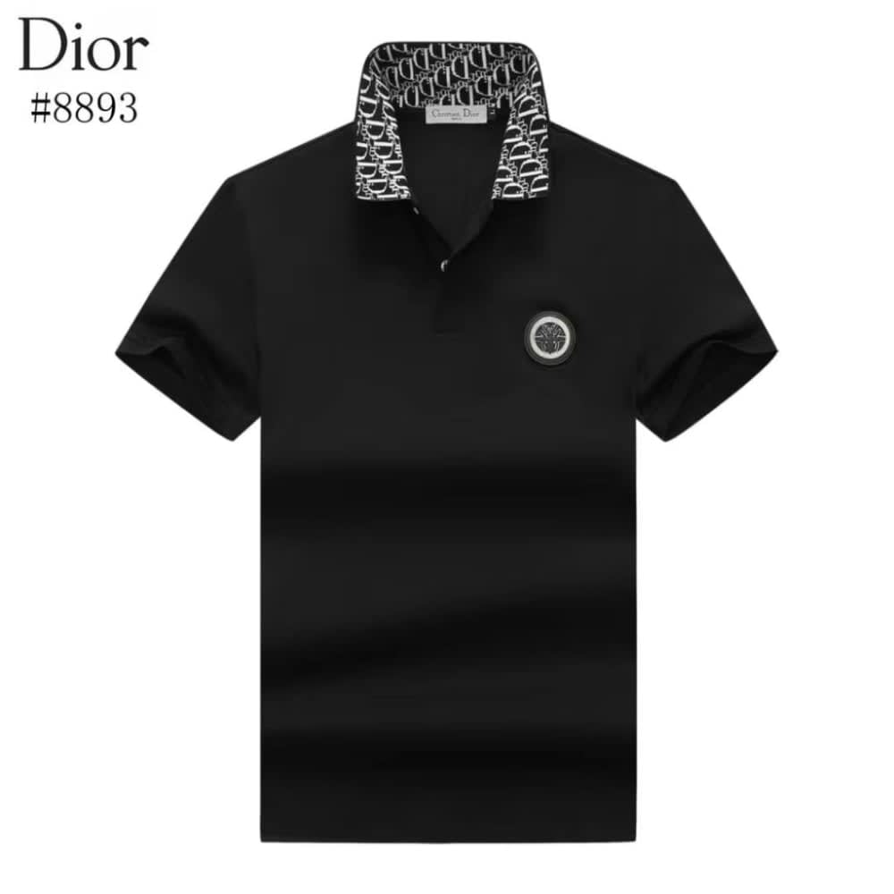 Dior Black Premium Quality Polo Tees-0