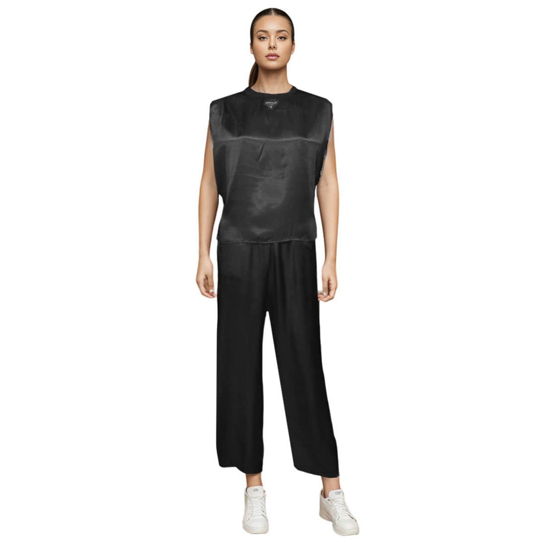 Prada Black Premium Quality Co-Ord Set-0