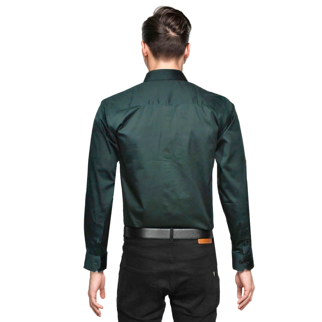 Balmain Green Premium Luxury Cotton Shirt-1