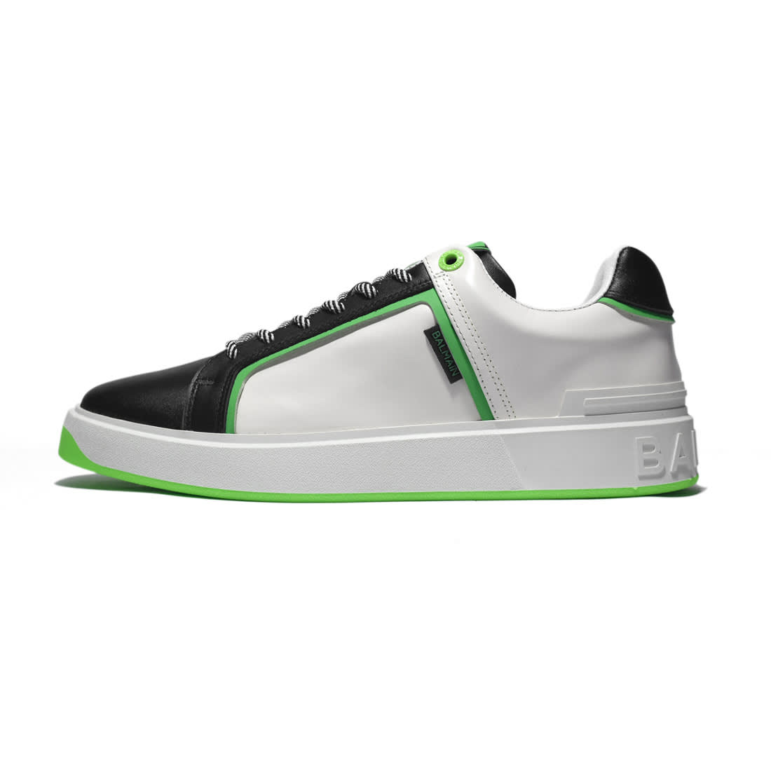 Balmain Black & White B-Court Premium Sneakers-0