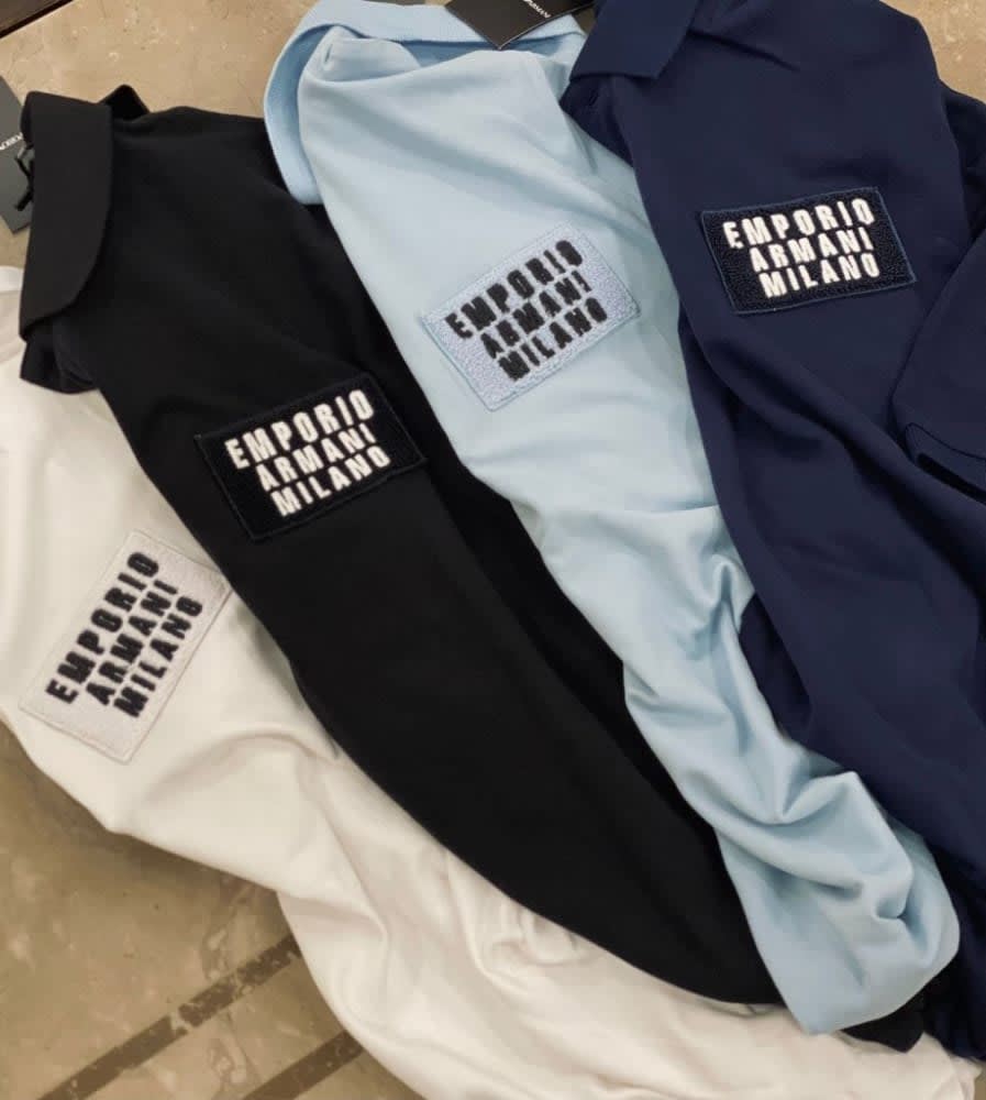 Emporio Armani Navy Blue Premium Quality T-shirt-1