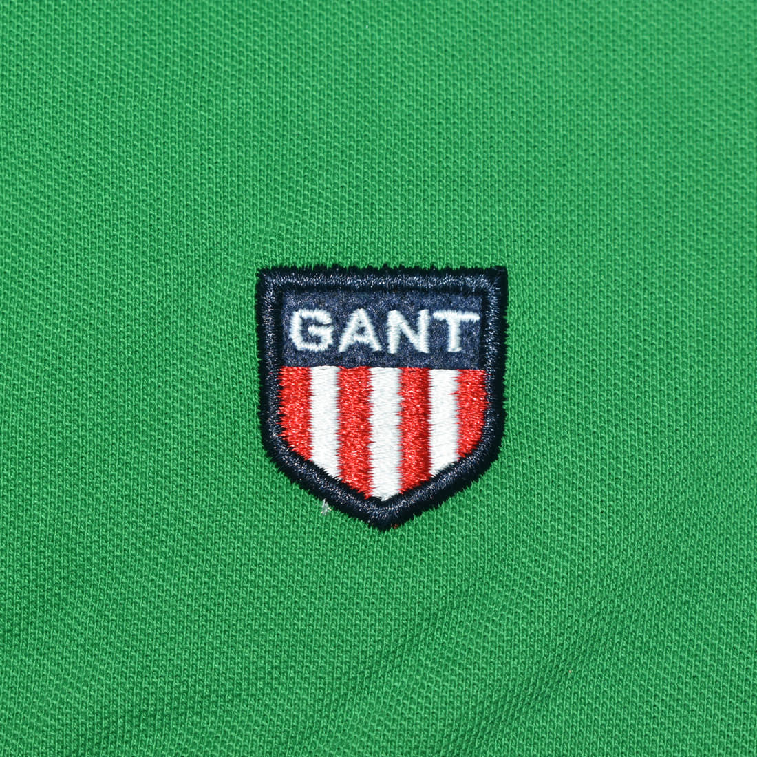 GANT Embroidery logo Green Premium Polo T-shirt-3