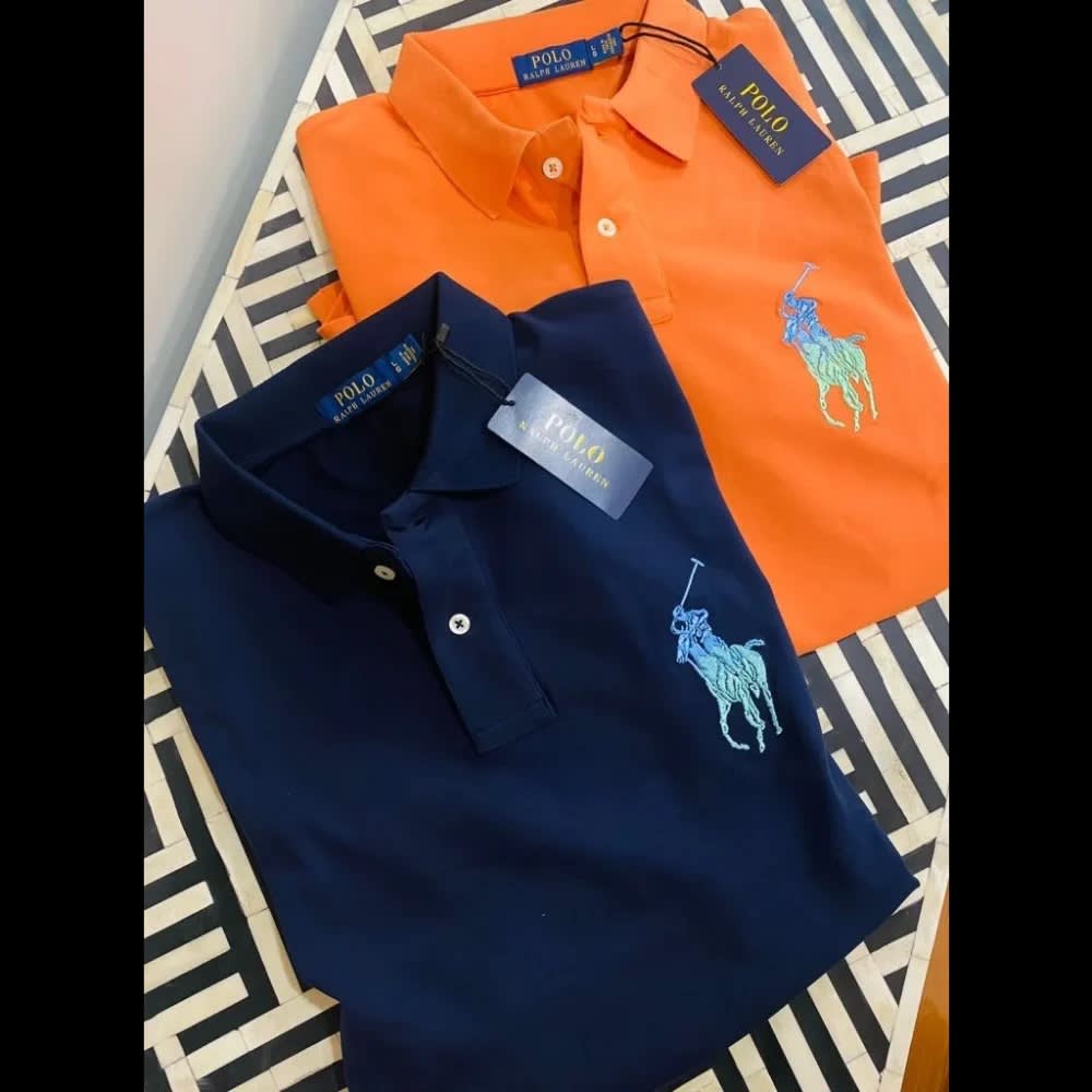 Ralph Lauren Blue Premium Quality Polo T-shirt-2