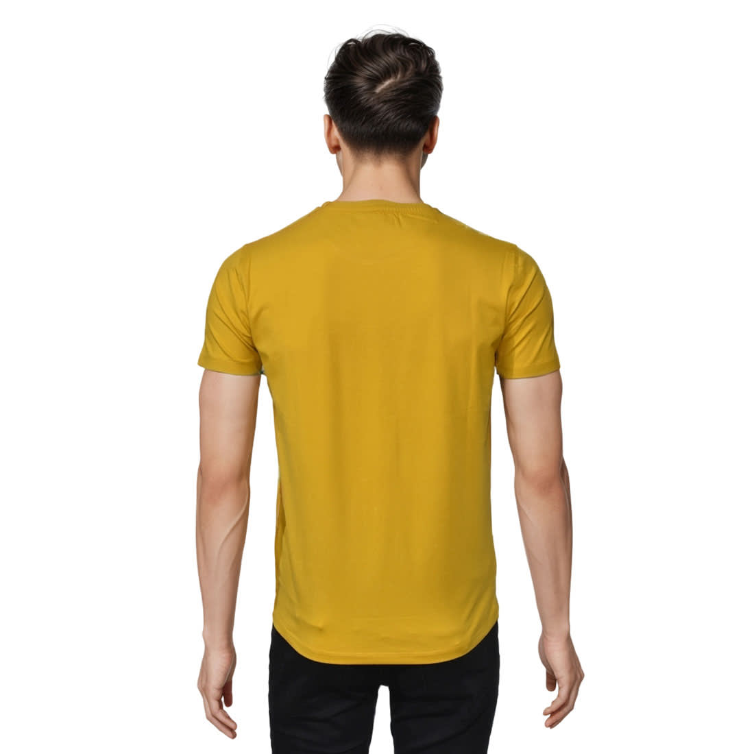 Prada Embroidered logo Yellow Cotton T-shirt-1