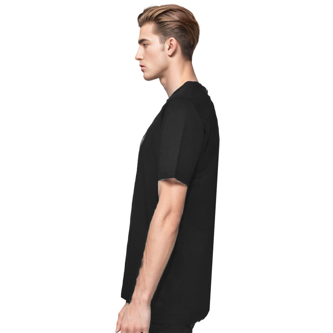 Prada Embroidered logo Black Cotton T-shirt-2