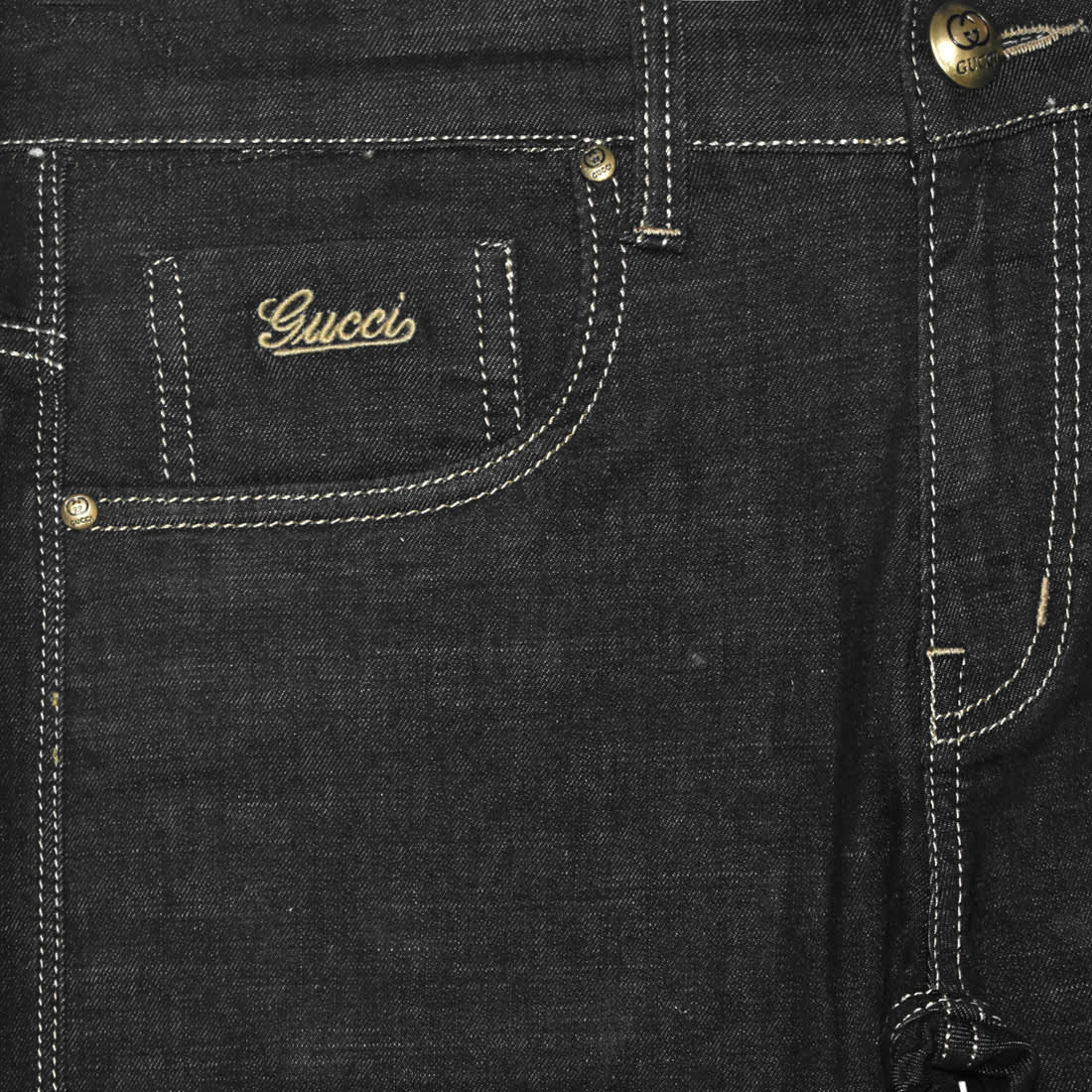 Gucci Black Premium Quality Jeans-2