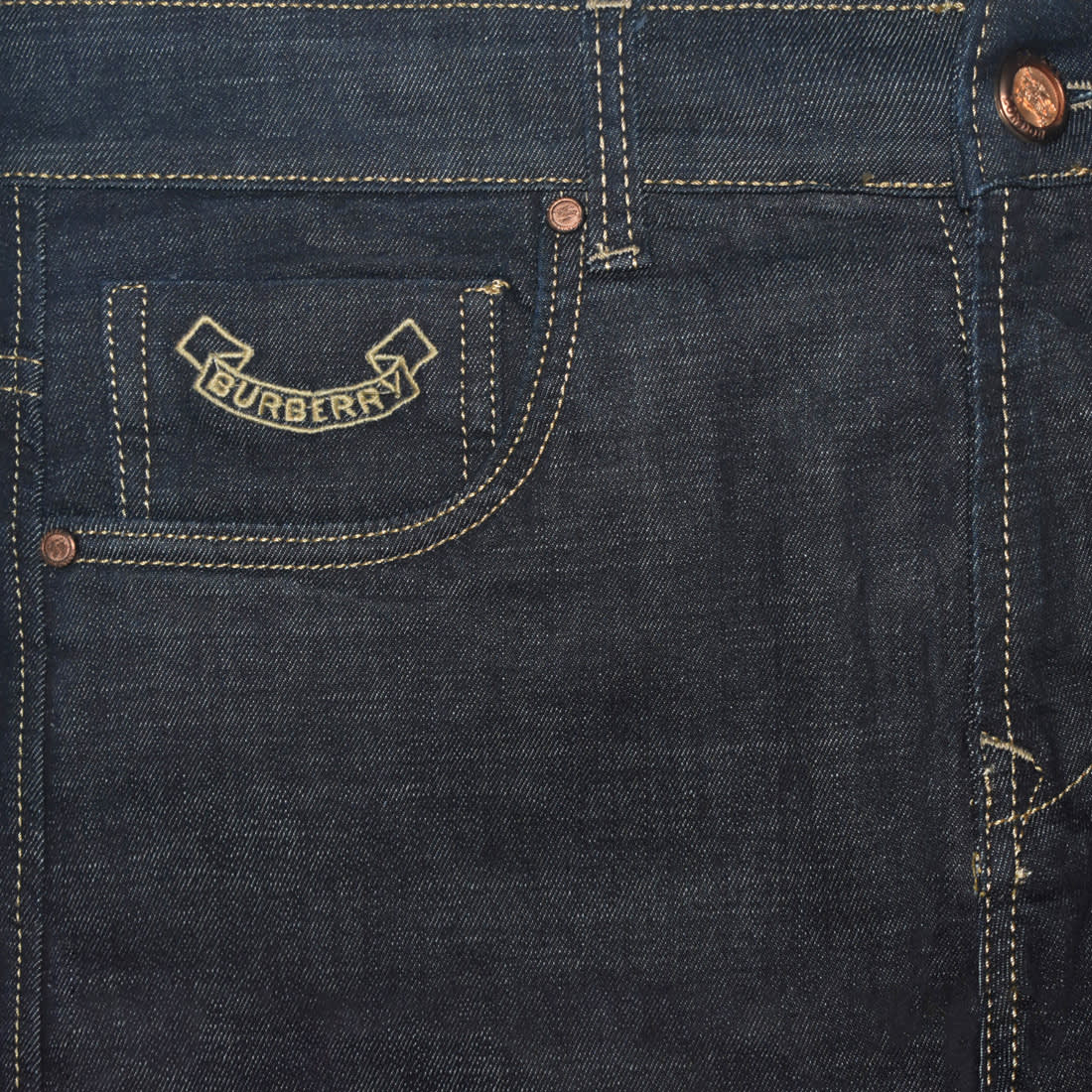 Burberry Blue Premium Quality Jeans-2
