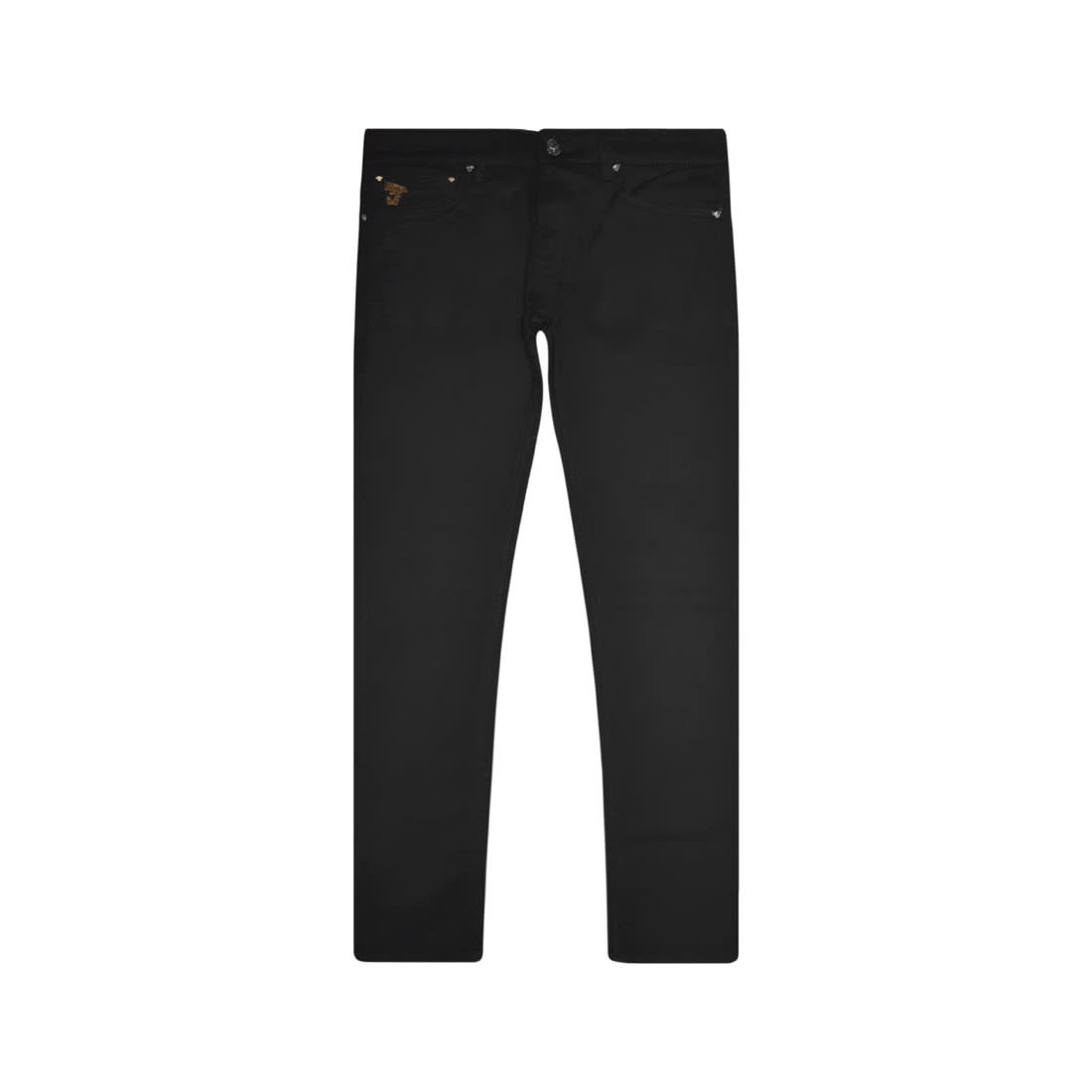 Versace Embroidered logo Black Premium Quality Jeans-0