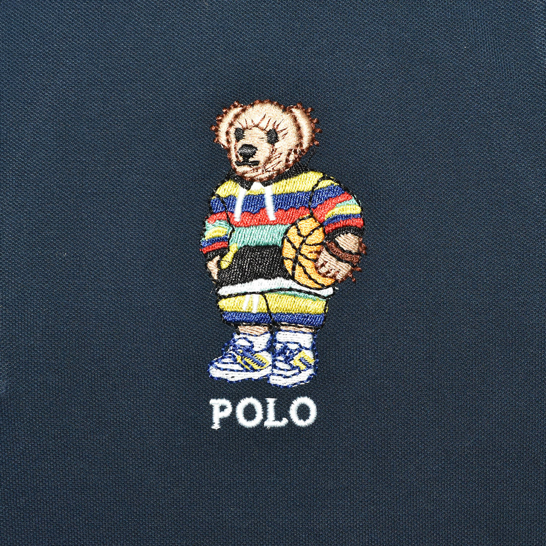 Blue Bear Embroidered Premium Polo T-shirt-3