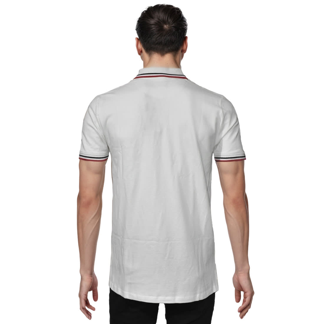 White Bear Embroidered Premium Polo T-shirt-1