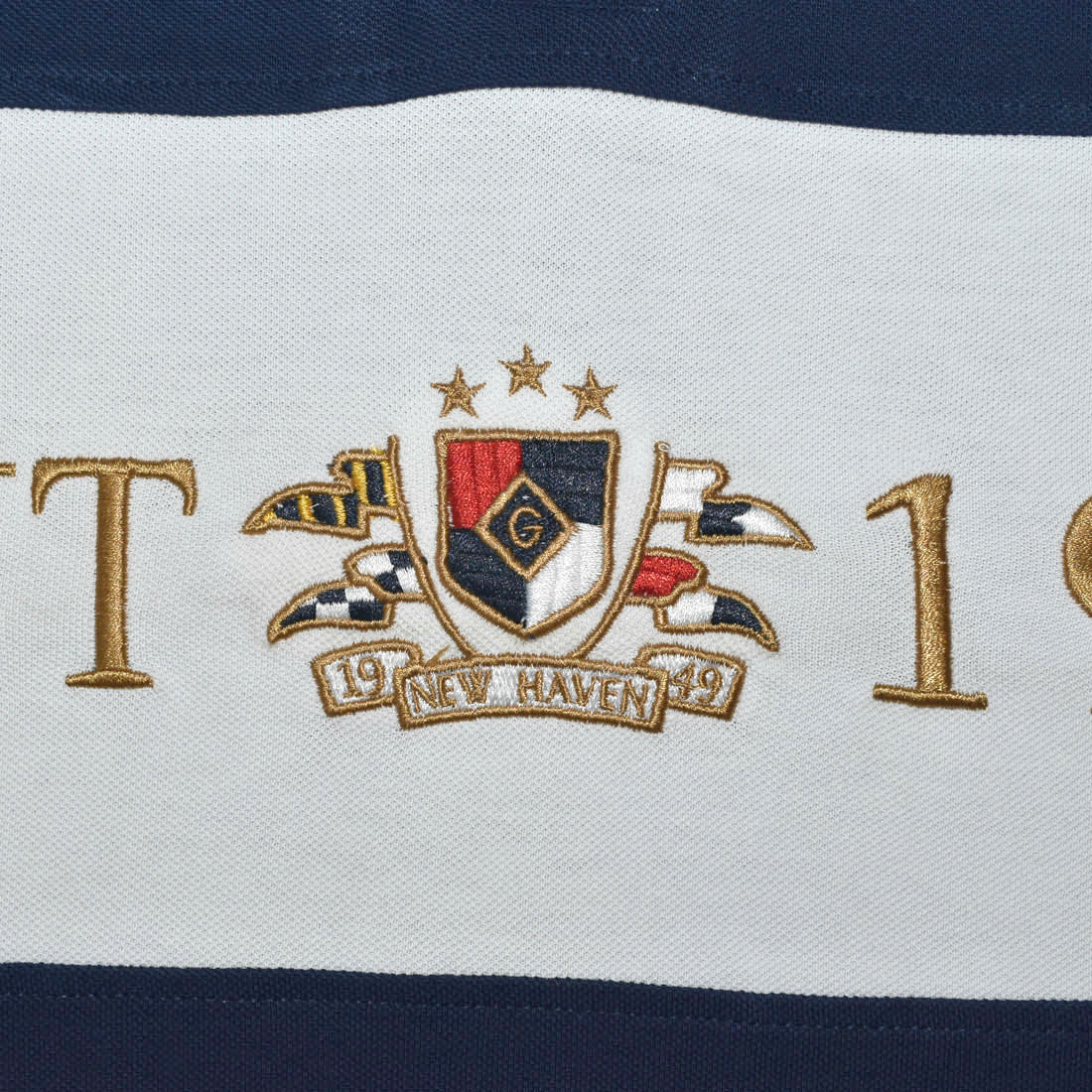 GANT logo Embroidery at Chest T-shirt-3