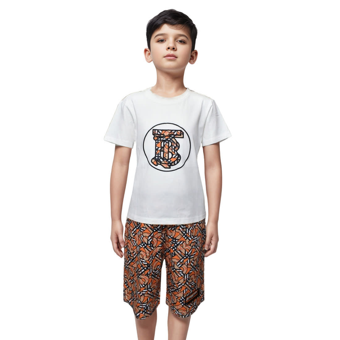 Burberry TB Monogram Print Kids Co-ord Set-0