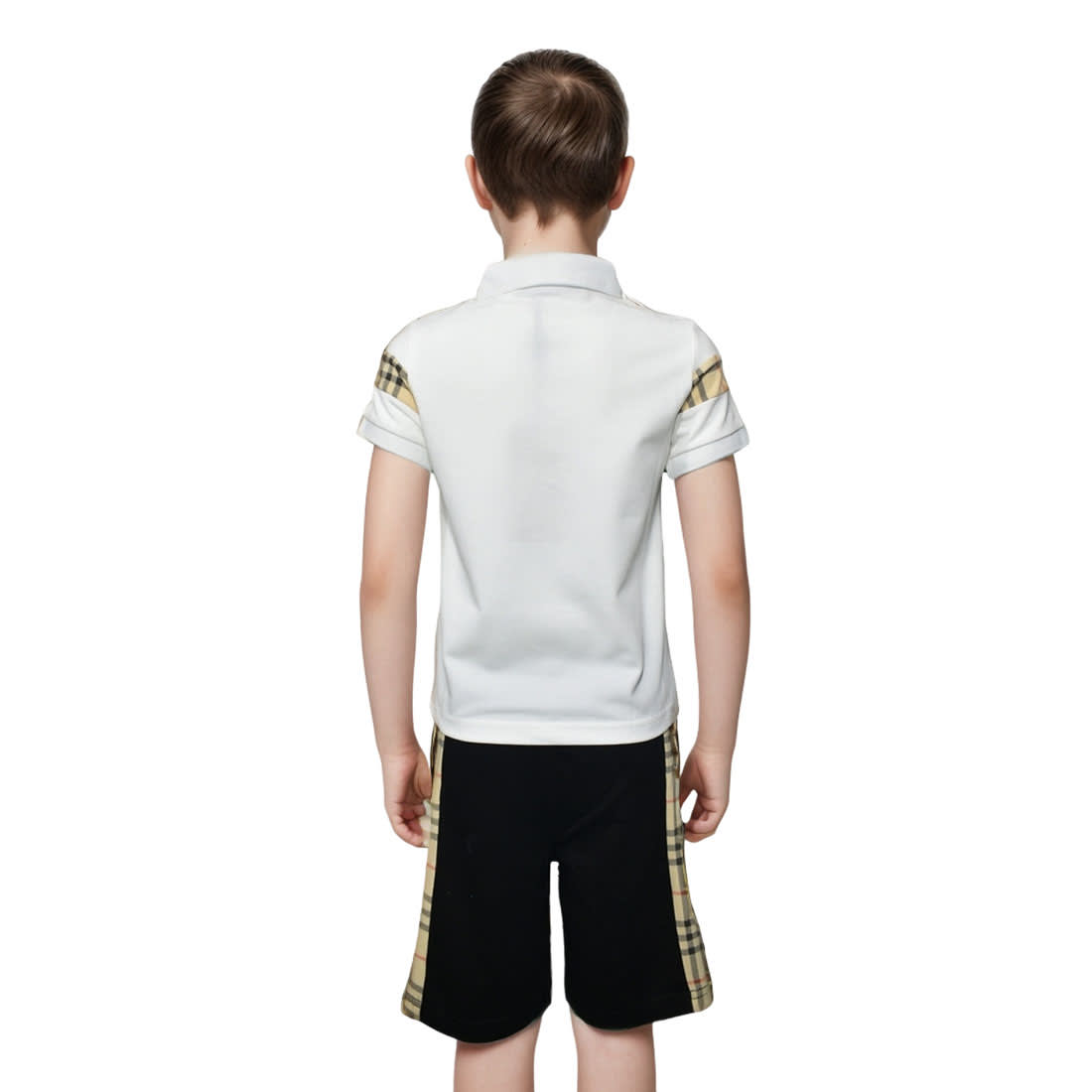 Burberry White Premium Kids Co-ord Set-1