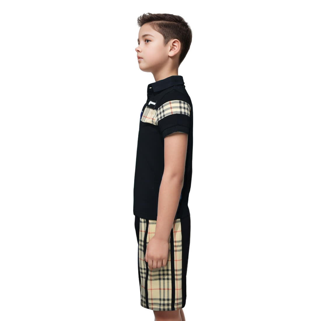 Burberry Black Premium Quality Kids Co-ord Set-2