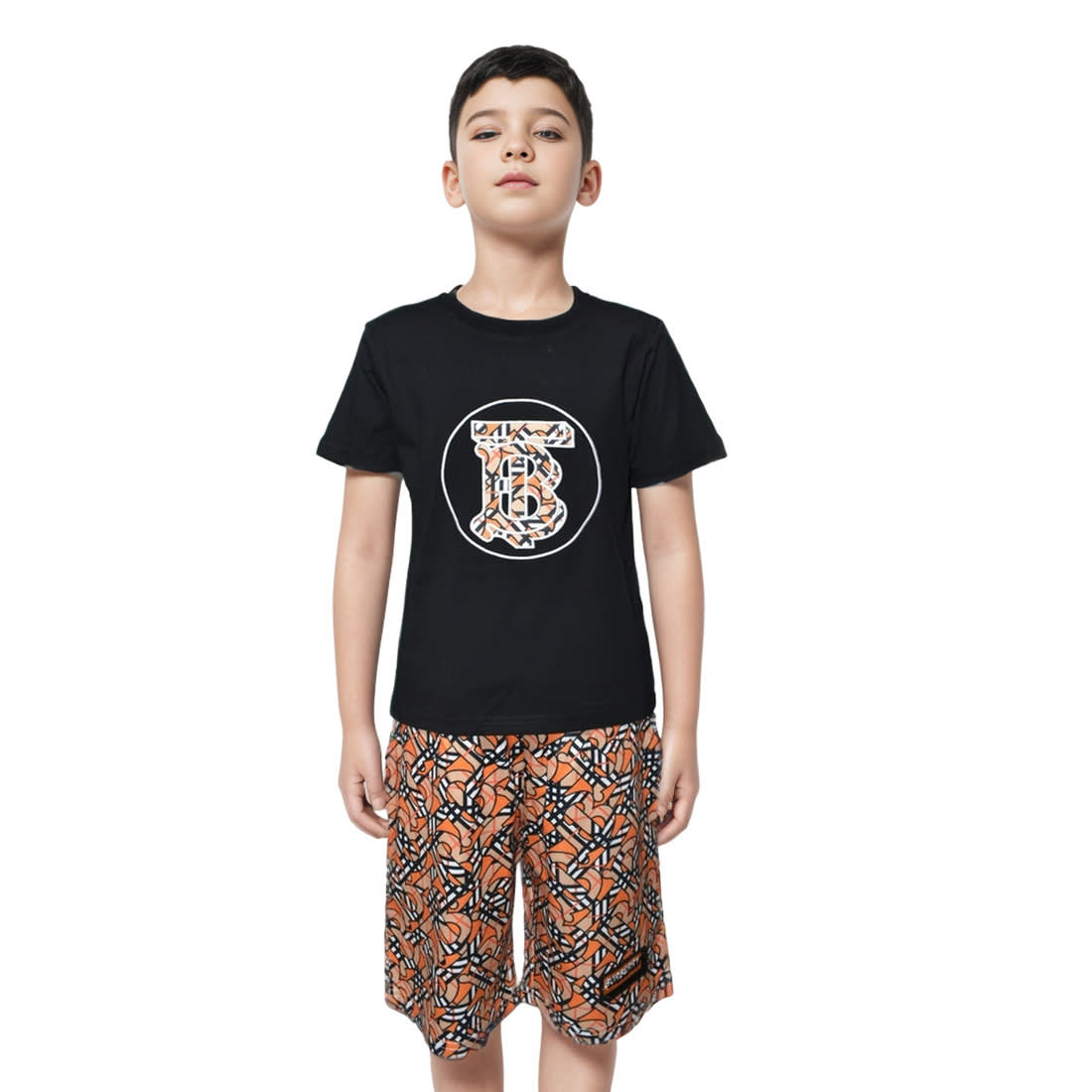 Burberry TB Monogram Print Kids Co-ord Set-0