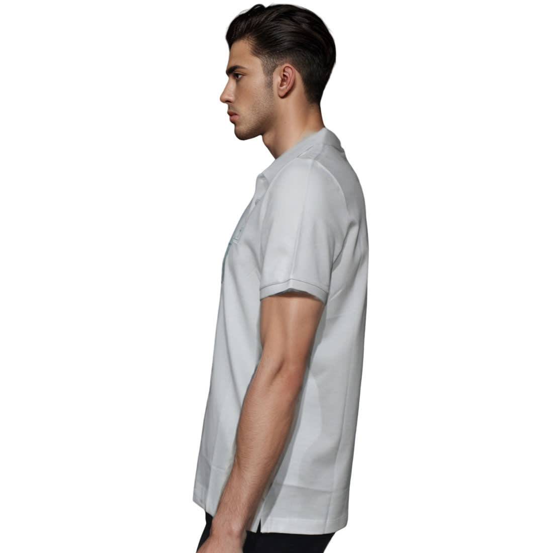 Hermes Paris White Premium Luxury Polo T-shirt-2