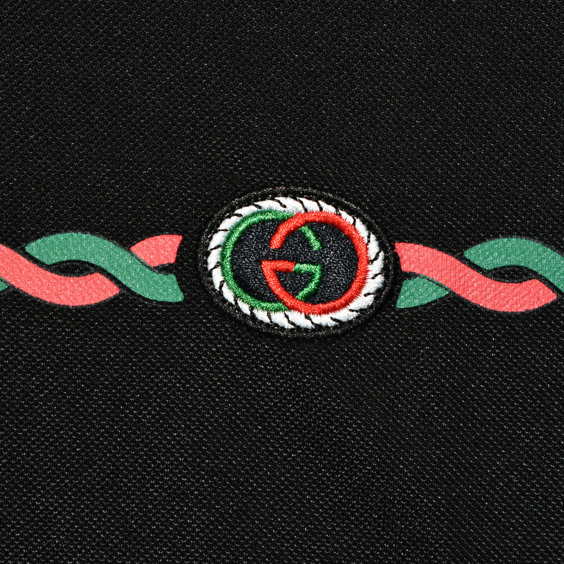 Gucci Black Premium Quality Polo T-shirt-3