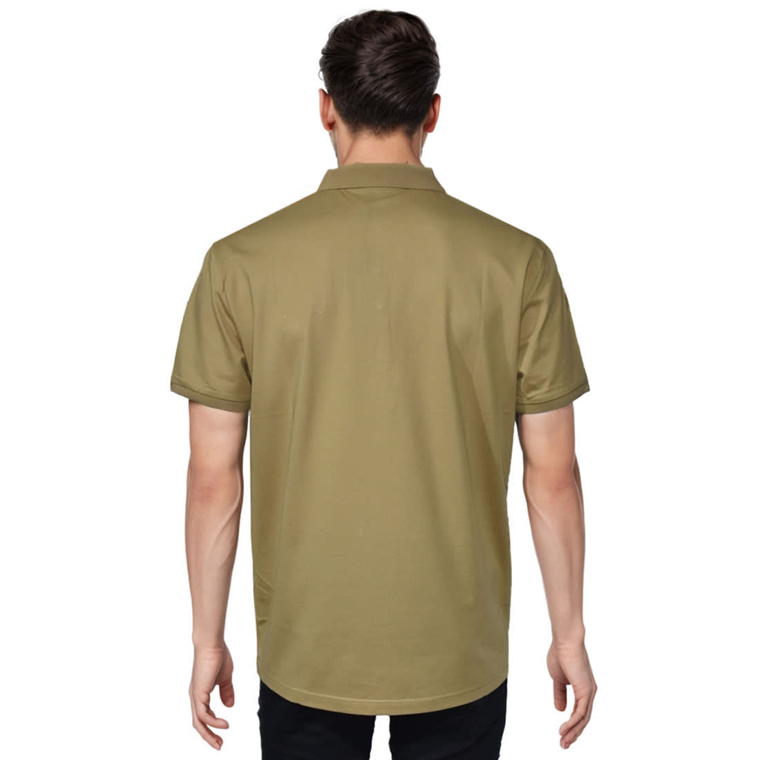 Burberry Brown Premium Quality Polo T-shirt-1