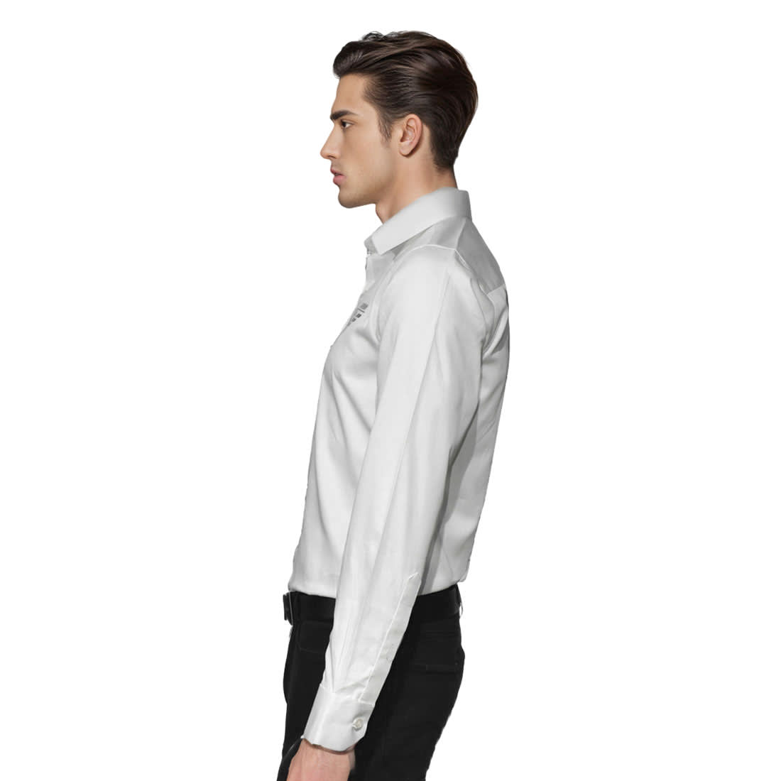 Emporio Armani logo Print White Premium Luxury Shirt-2