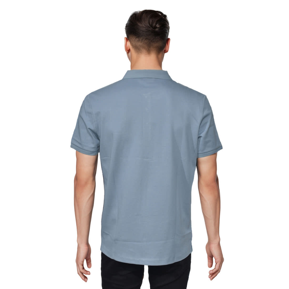 Hermes Paris Blue Premium Luxury Polo T-shirt-1