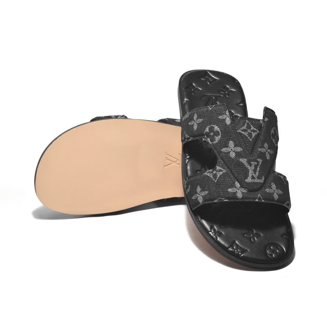 Louis Vuitton Oasis Mule Black Flip-Flops-6