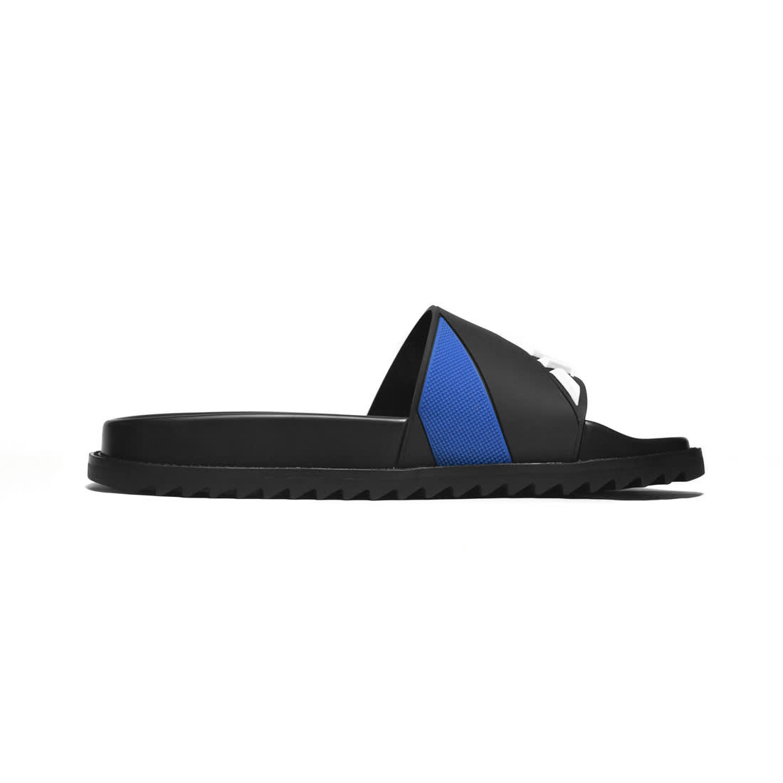 Fendi Embossed logo Black & Blue Premium Flip-flops-2