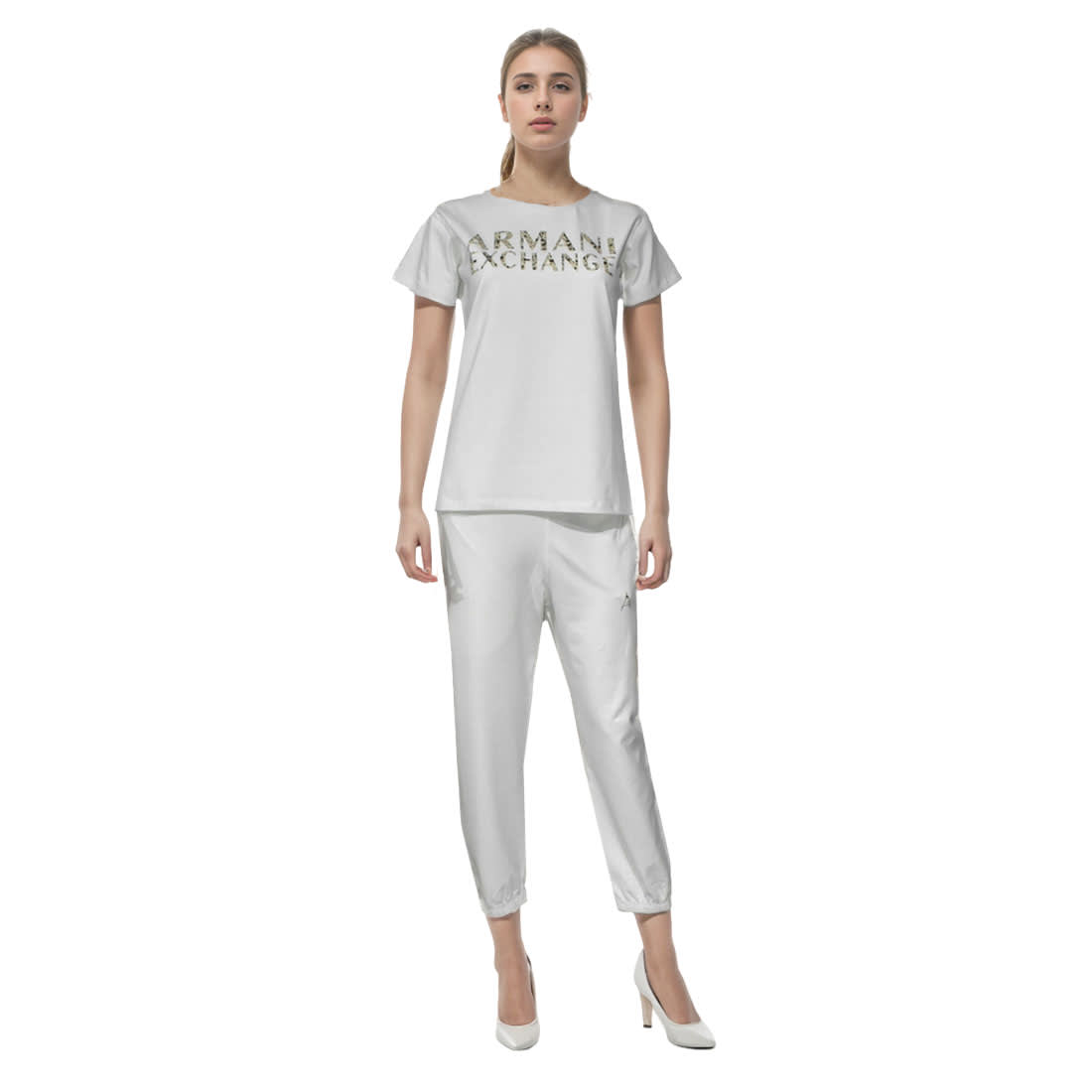 Armani Exchange White Premium Co-ord Set-1