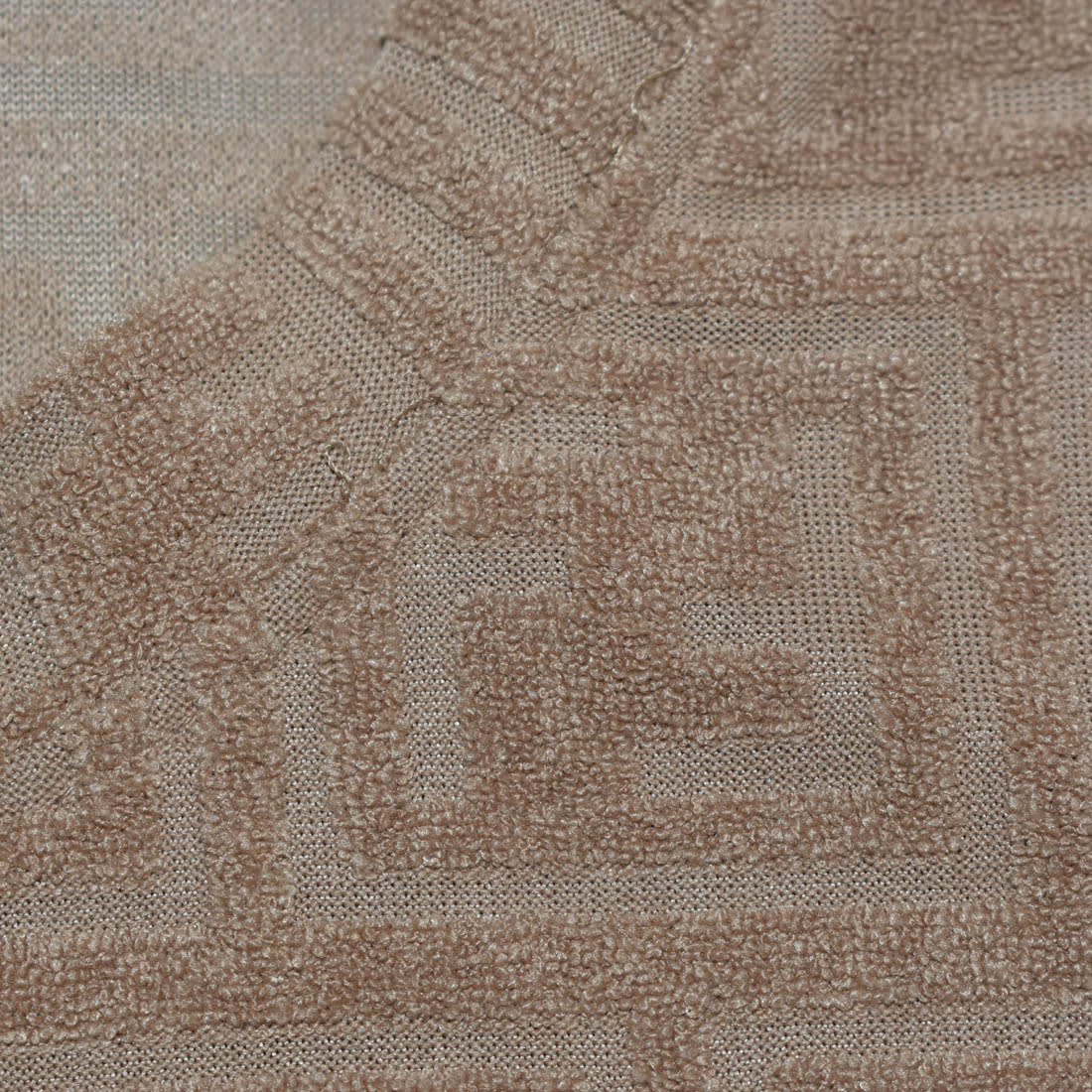 Fendi Embossed Brown Premium Cotton Dress-4