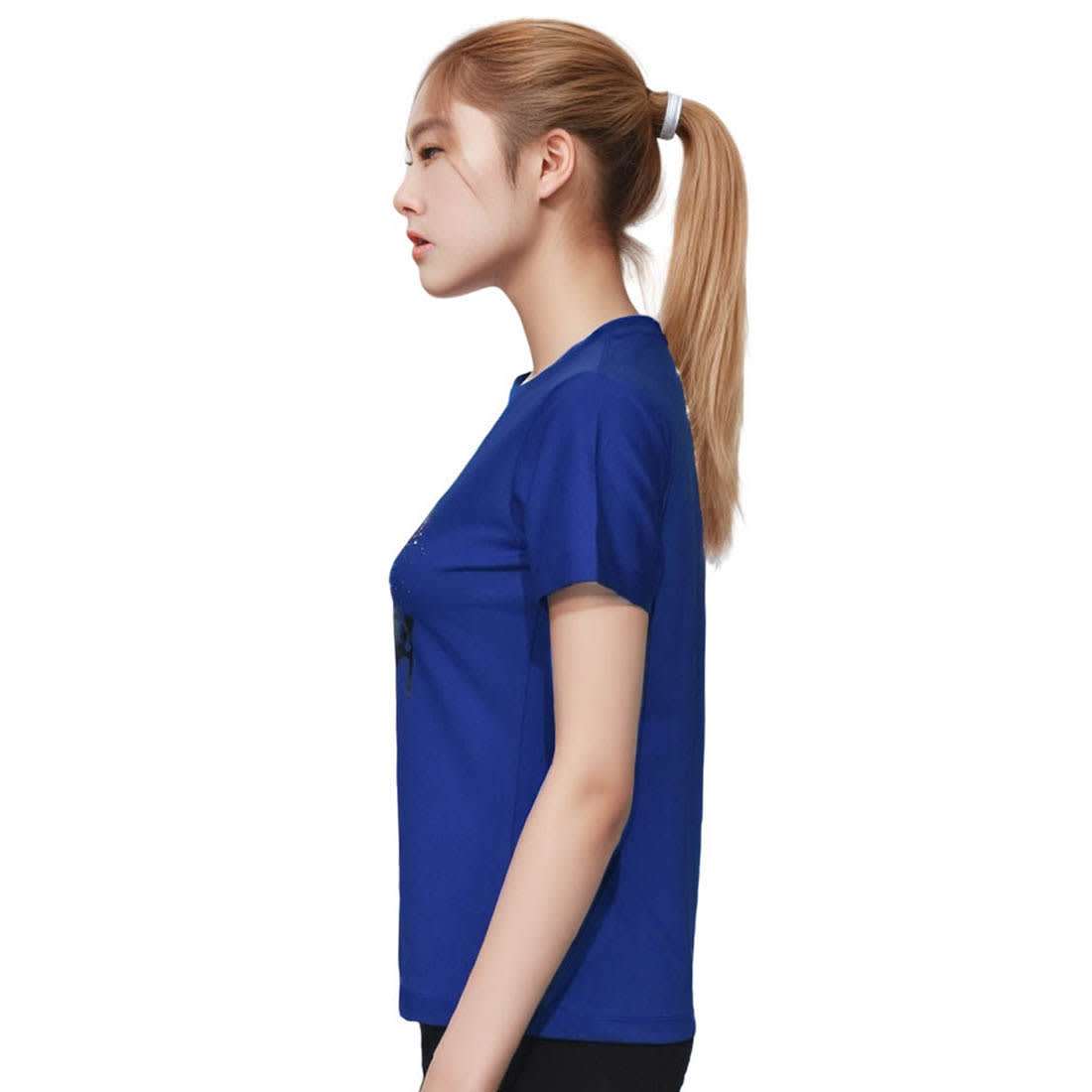 Gucci x Balenciaga Print Blue Women T-shirt-2