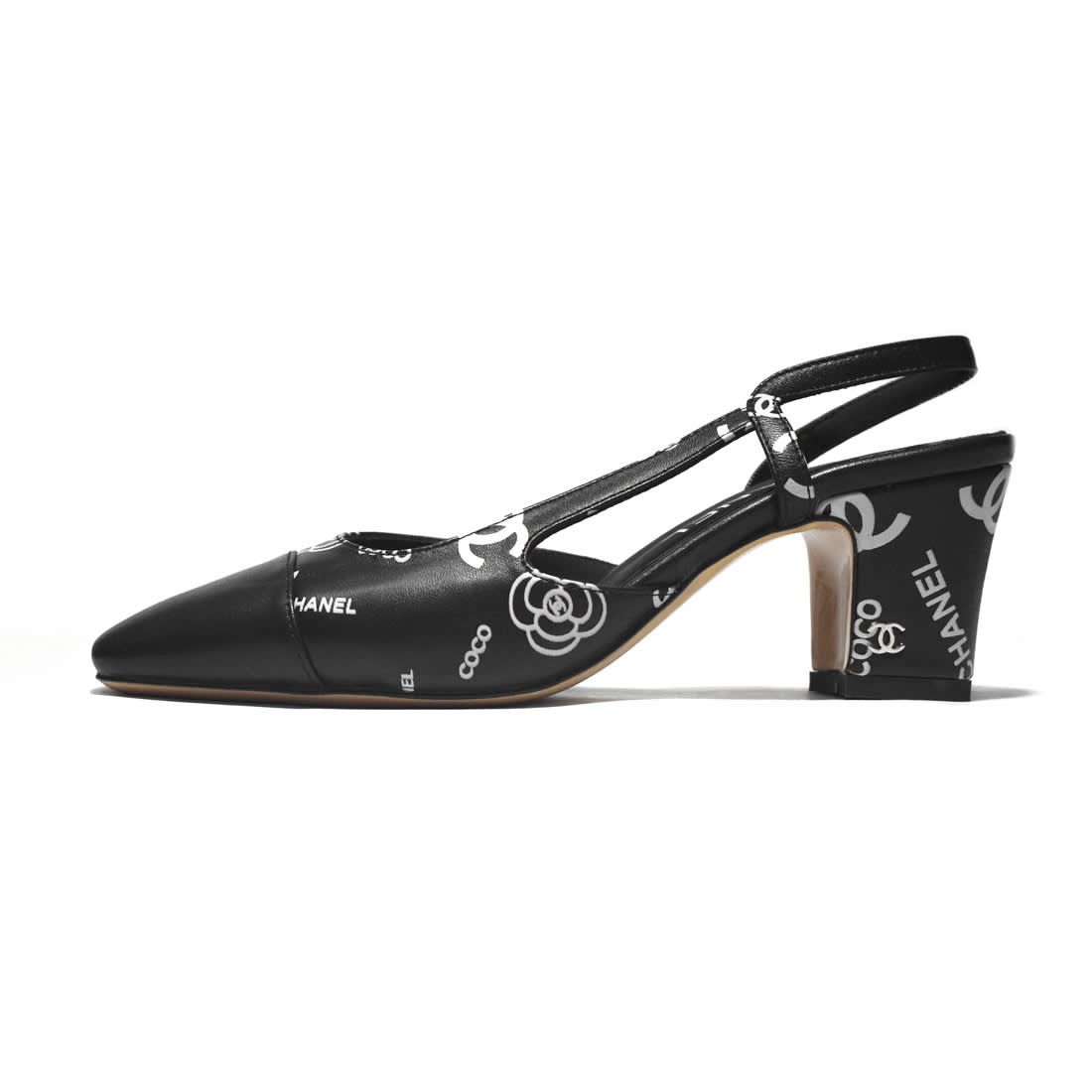 Chanel Black Premium Quality Heels Sandals-1