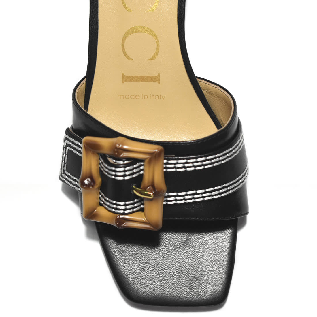 Gucci Black Premium Quality Heels Sandals-3