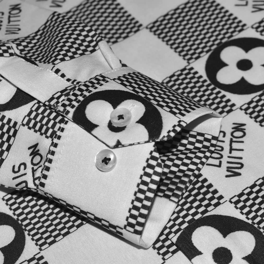 Louis Vuitton Monogram White Luxury Cotton Shirt-5