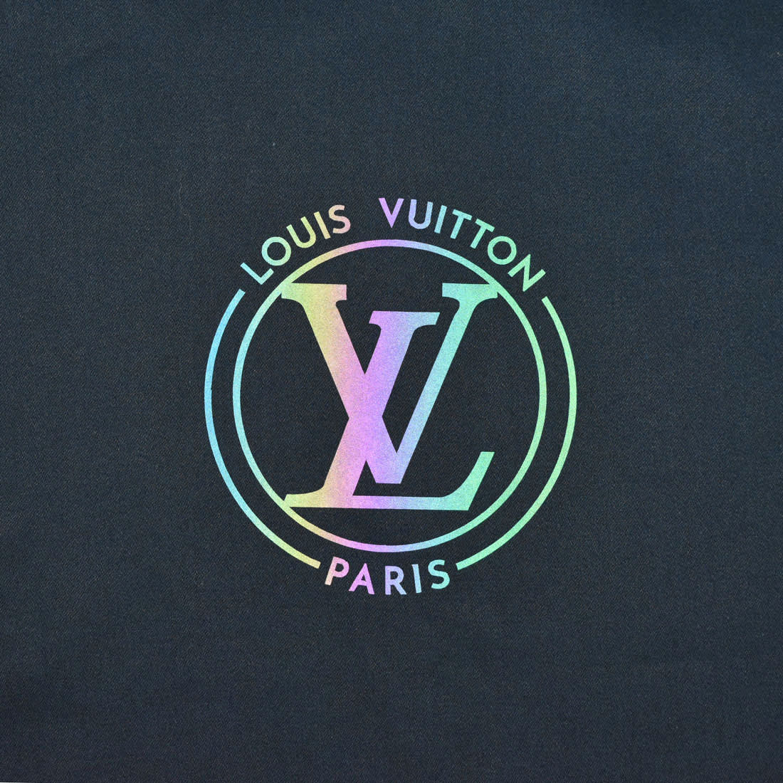 Louis Vuitton logo Print Navy Blue Luxury Shirt-4