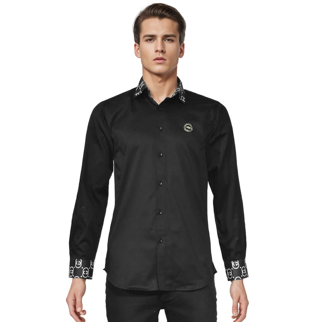 Gucci Bee Embroidered Black Luxury Shirt-6