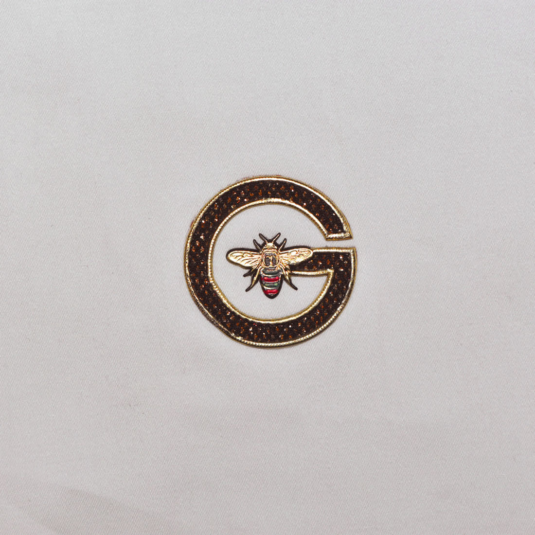Gucci Bee Embroidered White Luxury Shirt-3