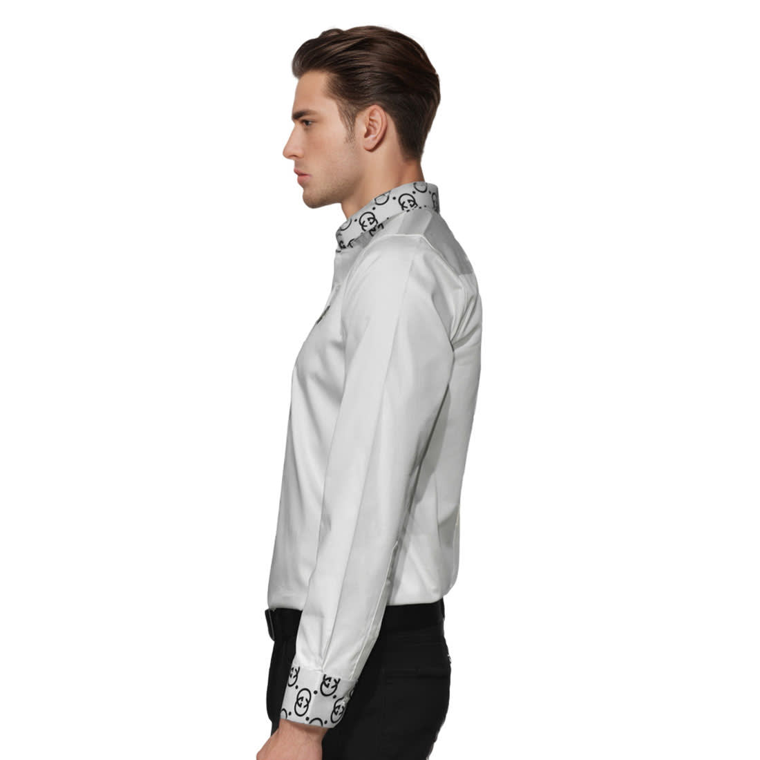 Gucci Bee Embroidered White Luxury Shirt-2