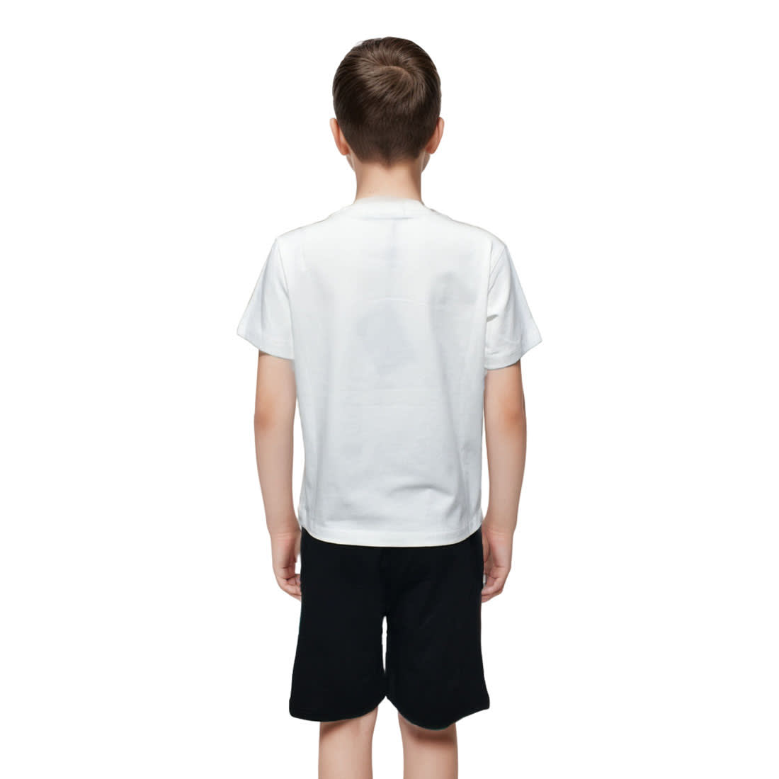 Prada logo Print White Premium Kids Co-ord Set-1