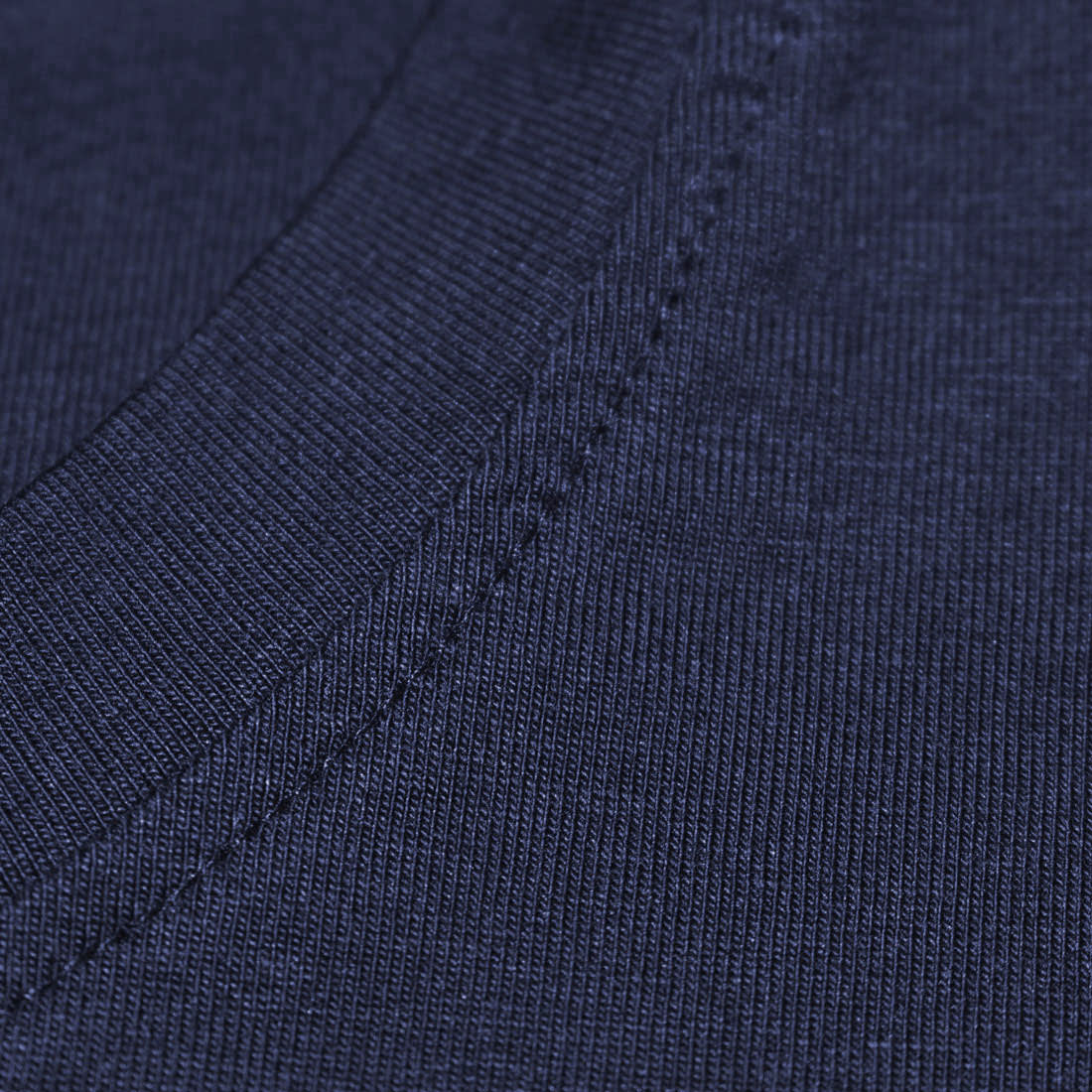 Prada Embroidered logo Navy Blue Cotton T-shirt-4