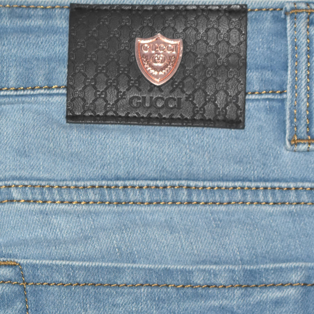 Gucci Light Blue Premium Quality Jeans-4
