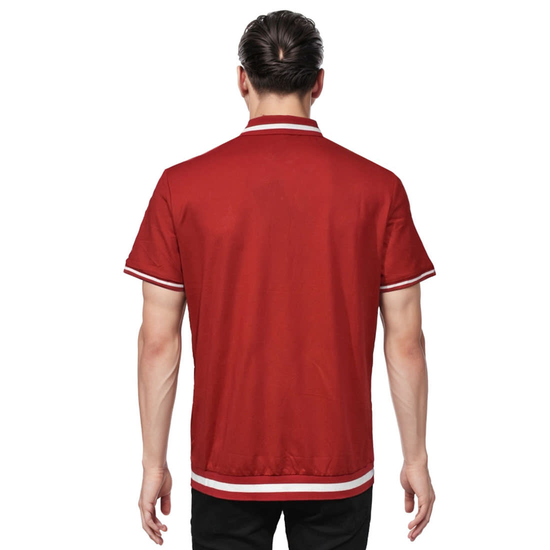 Prada Embroidered logo Red Premium T-shirt-1