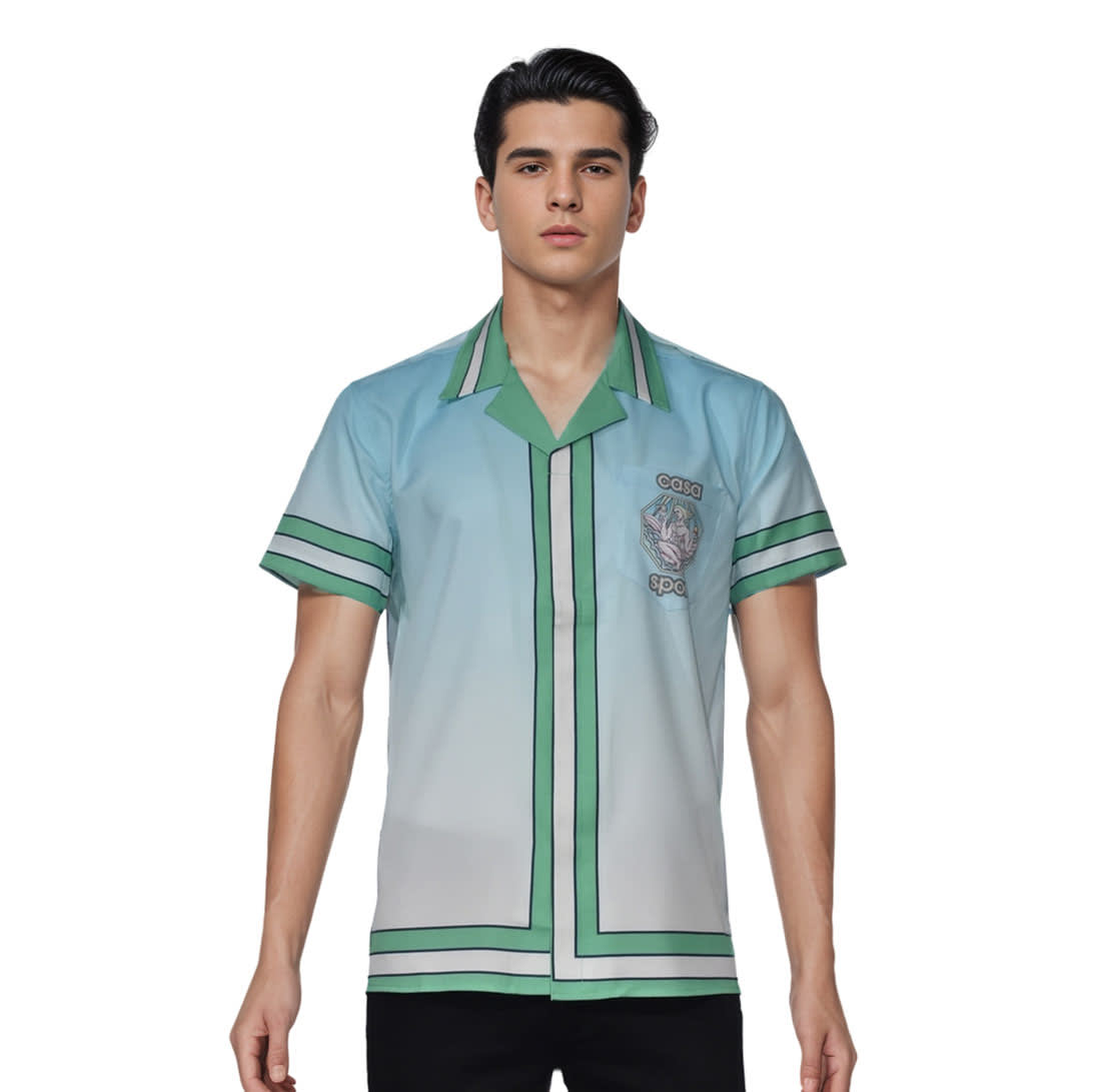 Casablanca Sky Blue Premium Quality Shirt-0