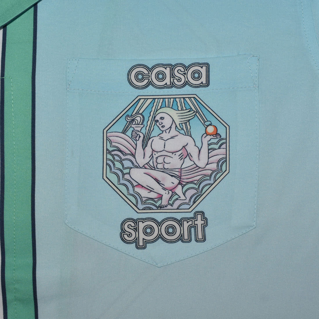 Casablanca Sky Blue Premium Quality Shirt-3