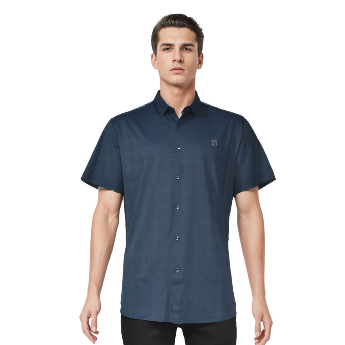 Burberry TB Embossed Blue Premium Shirt-0