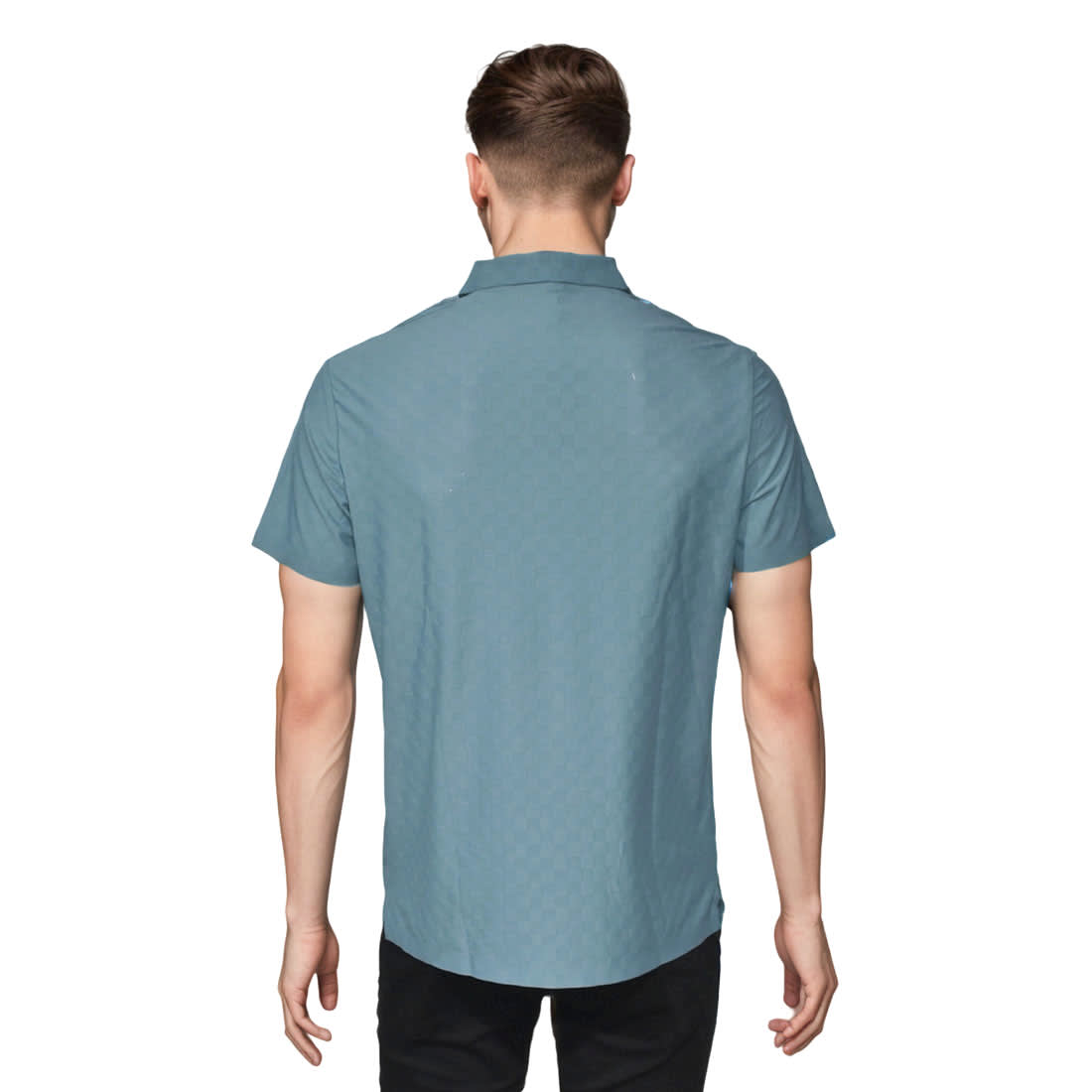 Louis Vuitton Sky Blue Premium Cotton Polo T-shirt-1