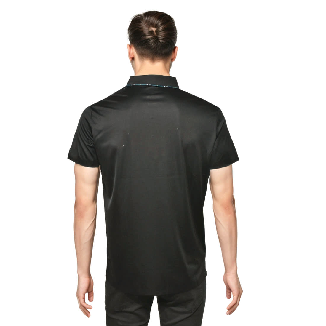 Burberry Black Premium Quality Polo T-shirt-1