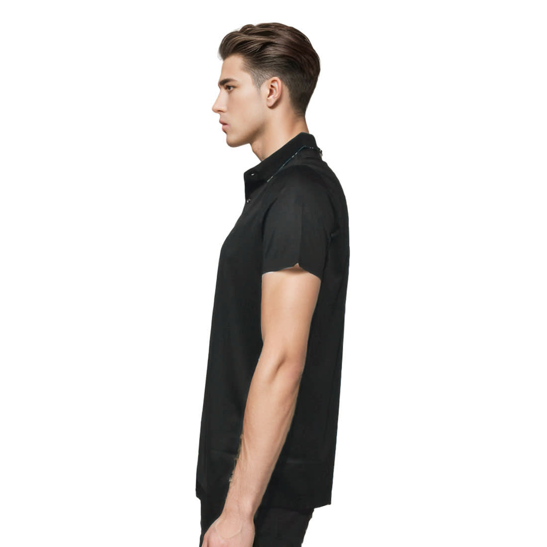 Burberry Black Premium Quality Polo T-shirt-2