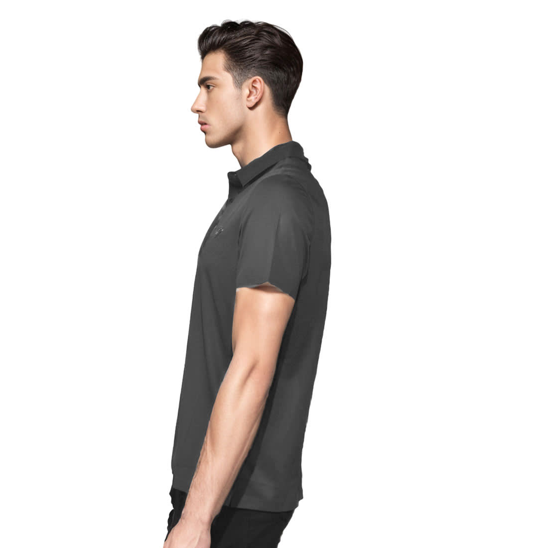 Prada Grey Premium Quality Polo Tees-2